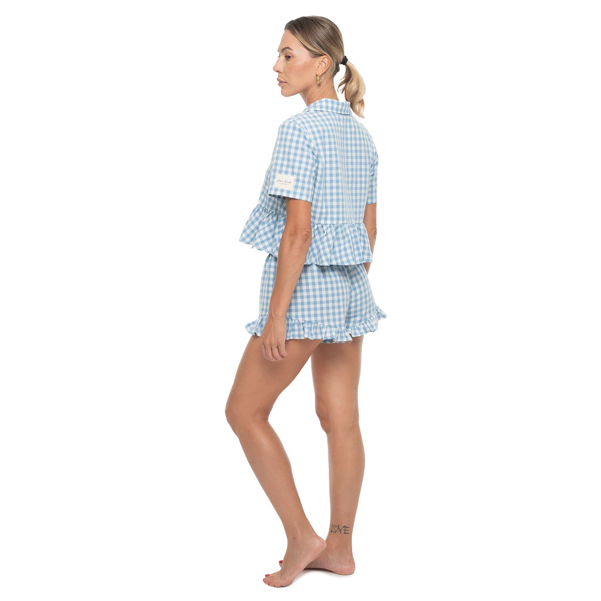 Azure Short Pajama Top - Image 3